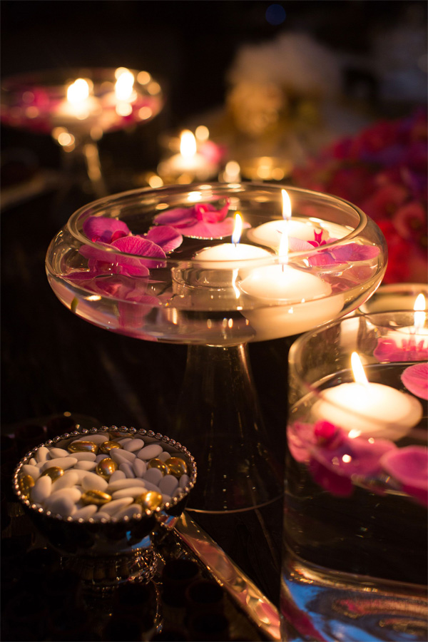 Đèn nến trong trang trí spa mini