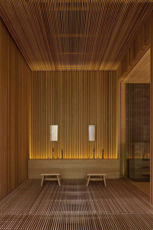 Vật liệu gỗ tạo sức hút trong trang trí spa 
