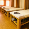 Giường spa massage chân gỗ thông 2