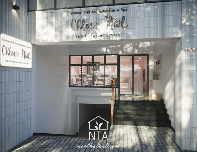 Thiết kế tiệm Nail đẹp và sang trọng tại TPHCM 1