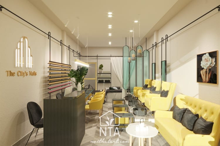 Thiết kế tiệm Nail đẹp và sang trọng tại TPHCM 6